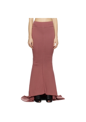 Rick Owens Pink Porterville Dauphine Maxi Skirt