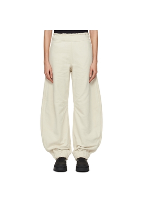 Moncler Genius Moncler x Willow Smith Beige Raw Edge Sweatpants