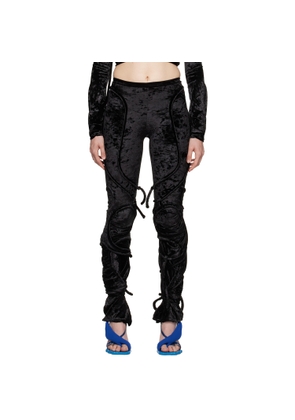 Ottolinger Black Multiline Lounge Pants