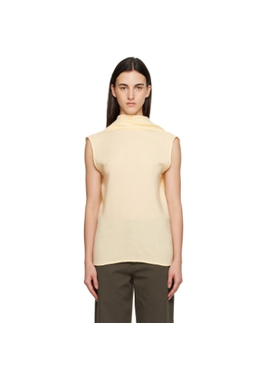 TOTEME Yellow Cocoon Cape Blouse