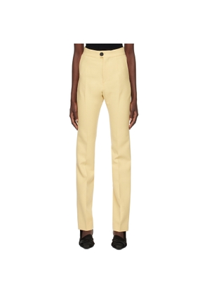 Kwaidan Editions Yellow Slim Leg Trousers