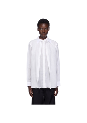 TOTEME White Double Collar Shirt