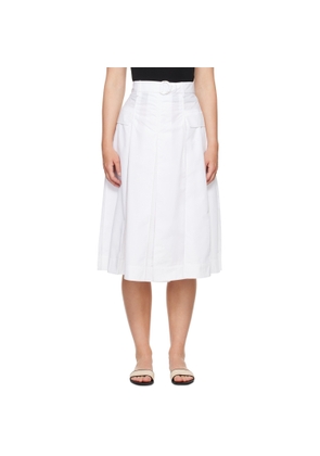 3.1 Phillip Lim White Utility Midi Skirt