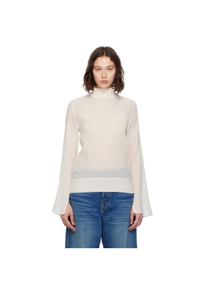 TOTEME Off-White Slit Sleeve Blouse