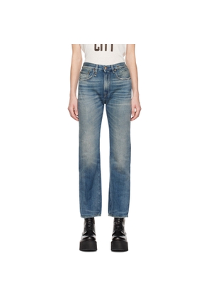 R13 Blue Courtney Slim Jeans