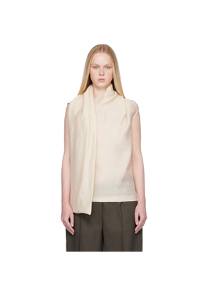 TOTEME Off-White Scarf Blouse