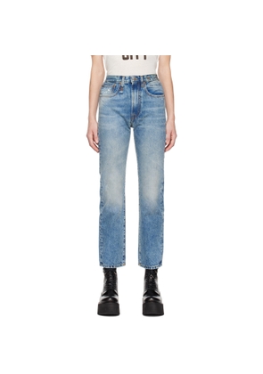R13 Blue Courtney Slim Jeans