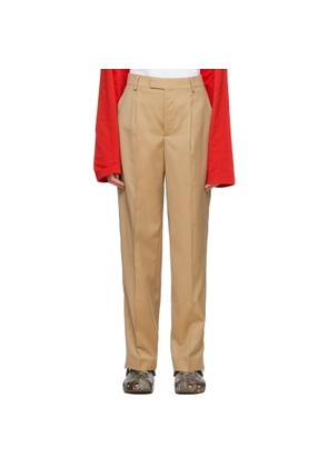 VTMNTS Tan Tailored Trousers