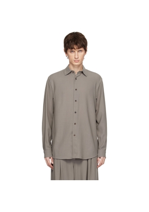 SOSHIOTSUKI Gray Manica Camicia Dress Shirt