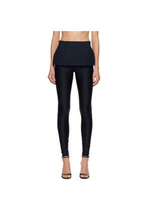 Diesel Black P-Hour-Bond Leggings