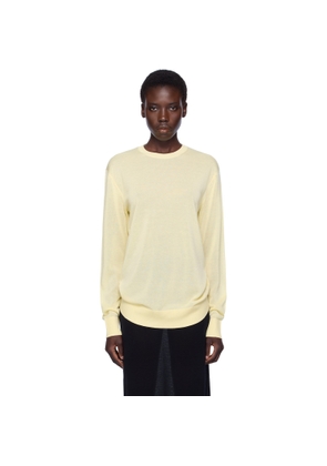 TOTEME Yellow Long-Sleeve Knit T-shirt