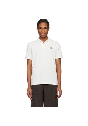 Moncler White Archivio SS Polo