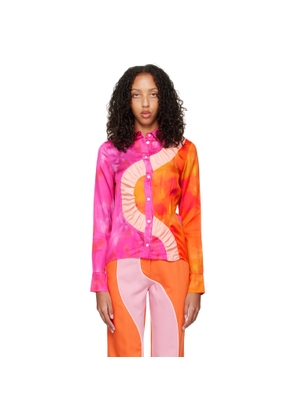 Ahluwalia Pink & Orange Kati Shirt
