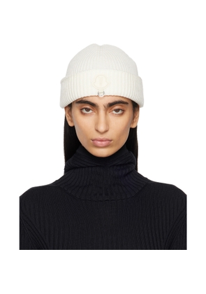 Moncler Genius Moncler x Willow Smith White Wool Beanie