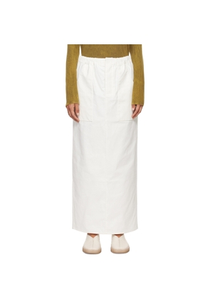 Gabriela Coll Garments White No.282 Midi Skirt