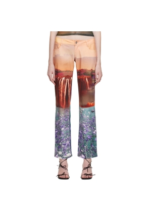 Miaou Multicolor Atlas Trousers