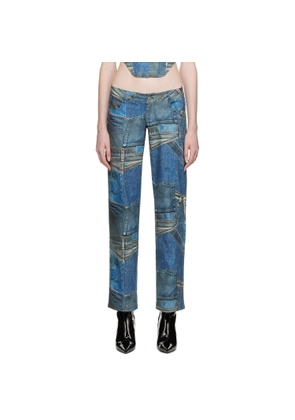 Miaou Blue Atlas Trousers