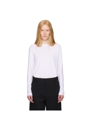 TOTEME White Classic Long-Sleeve T-shirt