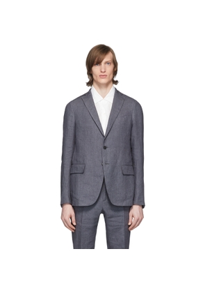 Eidos Grey Linen Blazer