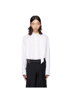 a.v. vattev White Scarf Shirt