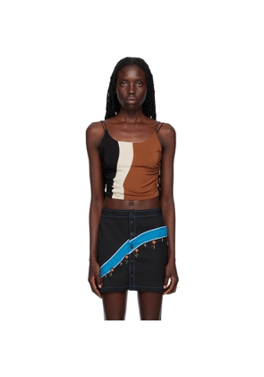 Ahluwalia Brown & Black Elshadai Camisole