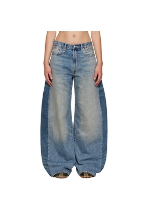 R13 Blue Insert D'Arcy Loose Jeans