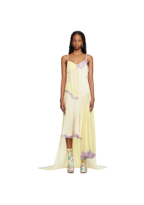 Sportmax Yellow & Beige Donald Maxi Dress