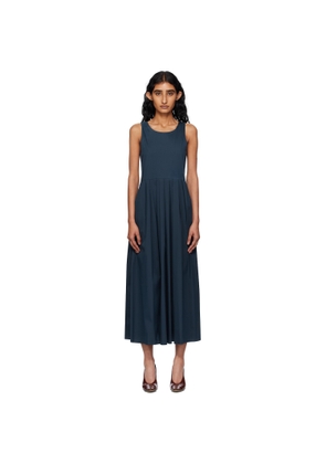 Max Mara Navy Moira Midi Dress