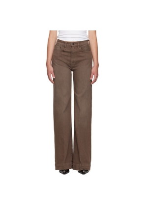 R13 Brown Flared Jeans