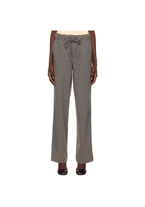 Proenza Schouler Gray Proenza Schouler White Label Drawstring Lounge Pants