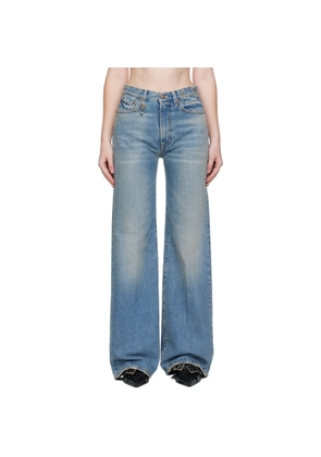 R13 Blue Flare Jeans