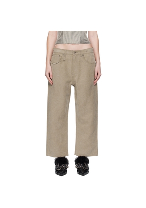 R13 Gray X-BF Jeans
