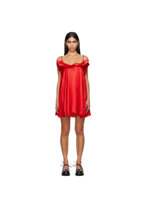 Kika Vargas Red Joan Minidress