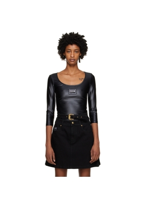 Versace Jeans Couture Black Patch Bodysuit
