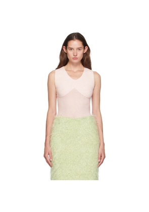 Isa Boulder Pink Sweetheart V-Neck Tank Top