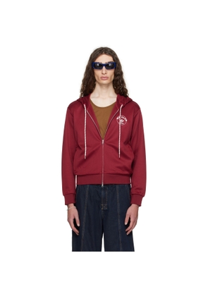 Wales Bonner Burgundy adidas Originals Edition Track Hoodie