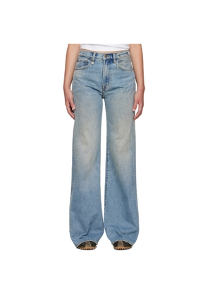 R13 Blue Straight Jeans