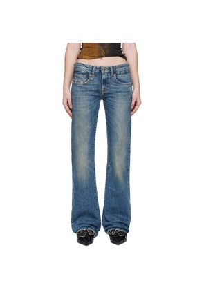 R13 Blue Boy Flare Jeans