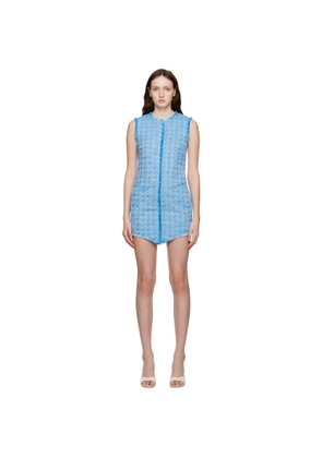 Staud Blue Crystal Minidress