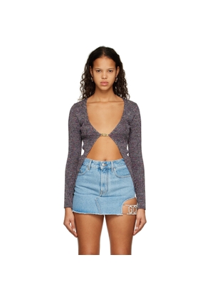 GCDS Multicolor Clip Cardigan