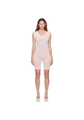 Isa Boulder Pink Armor Chain Jumpsuit