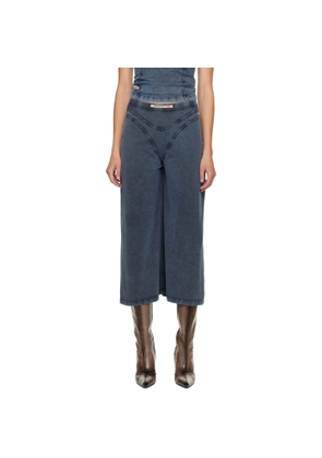 Diesel Blue O-Alline Midi Skirt