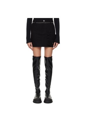 Moncler Genius Moncler x Willow Smith Black Canvas Miniskirt