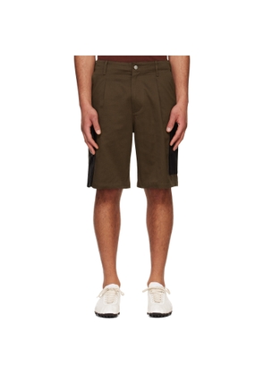 Olly Shinder Brown Gardiner Shorts