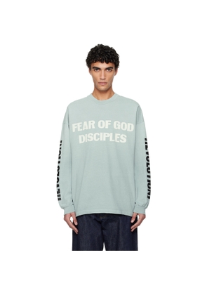Fear of God Blue 'Disciple' Relaxed Long Sleeve T-shirt