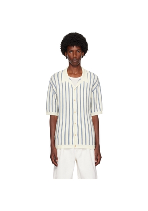 King & Tuckfield White Camp Collar Shirt