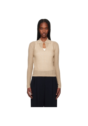 Max Mara Tan Egrege Polo