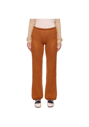 Isa Boulder Brown Isabella Straight Lounge Pants