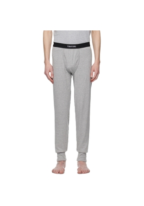 TOM FORD Gray Cotton Long Underwear