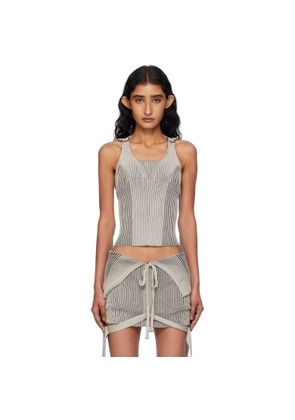 KNWLS Gray Veil Tank Top